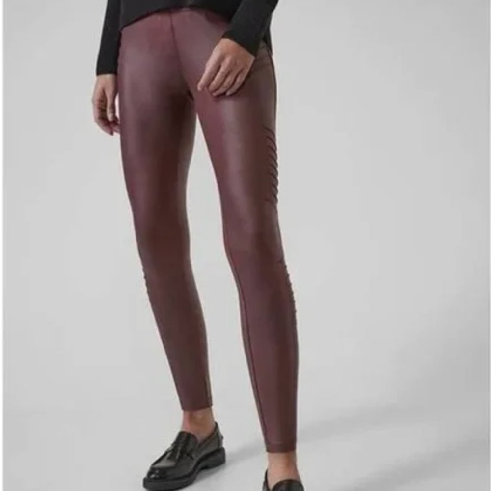 Athleta Delancey Gleam Moto Tight size S- NWT
